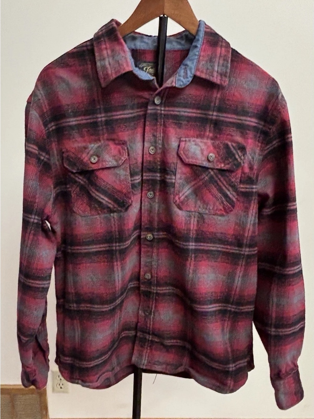 Jachs Heritage Red Plaid Flannel Shirt Men XL